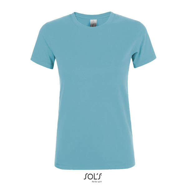 REGENT T-SHIRT SENHORA 150g Regent Women - Azul AtolS
