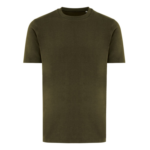 Tričko IQONIQ Brett z recykl. bavlny - Khaki / XXXL