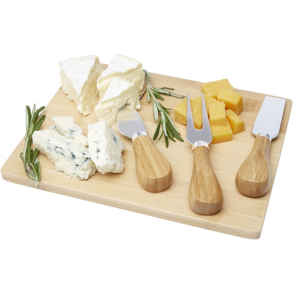 Ement bamboo cheese board and tools