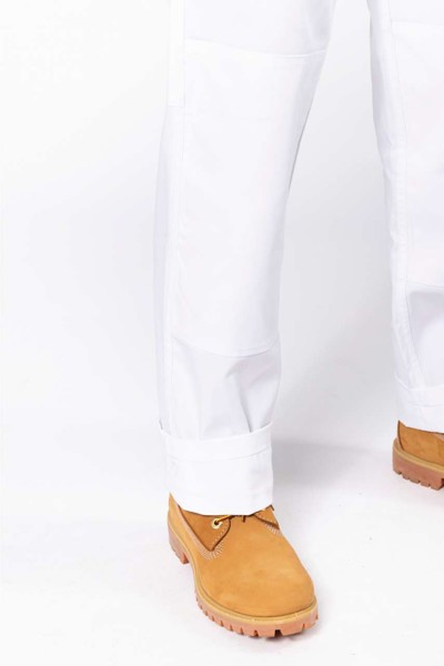 Unisex Work Overall - White / M