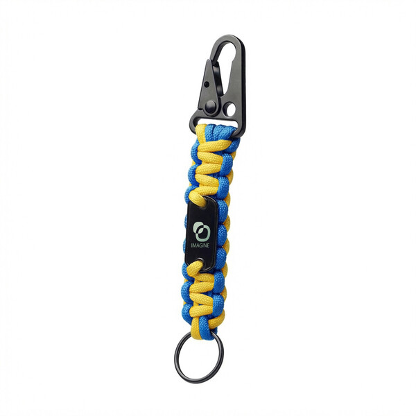 STRAND - BND1552 - RPET Porte-clés tressé avec crochet