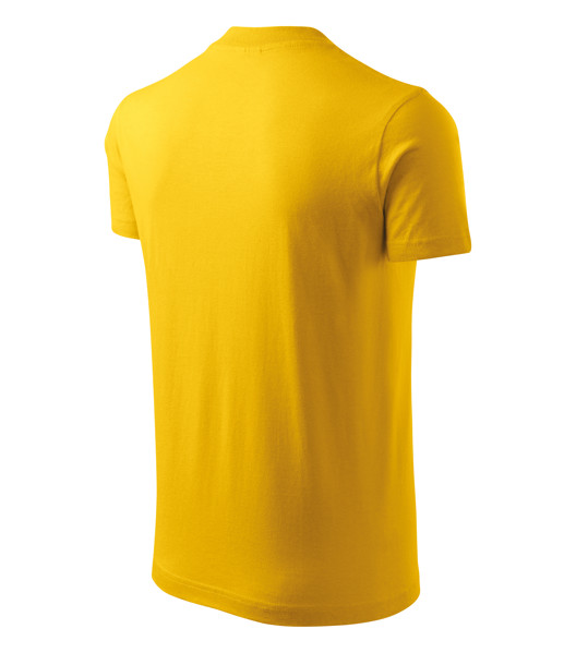 Tričko Unisex Malfini® V-Neck - Žltá / M