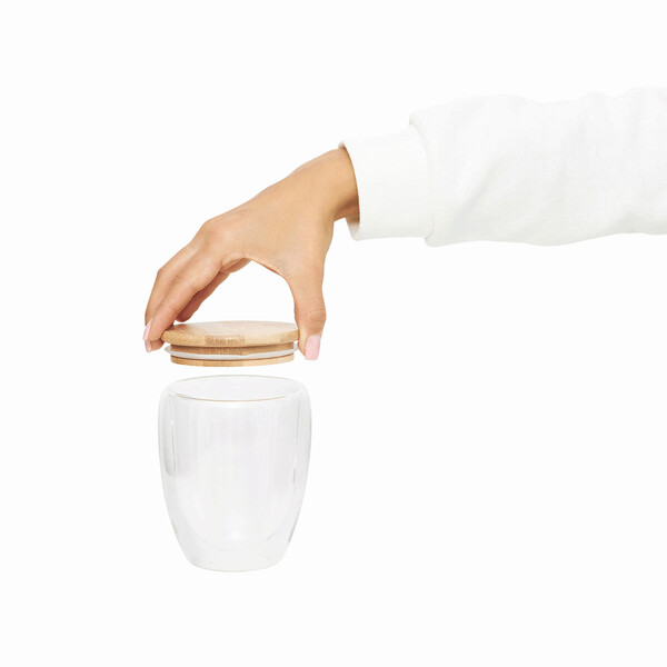 Double-walled glass, capacity approx. 350 ml BAMBOO ART M