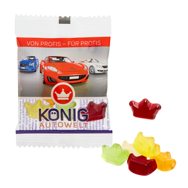 Fruit Gum Customised 10 G Vegan, Compost.