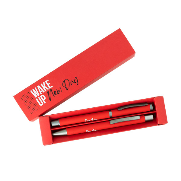 Jetmore writing set - Red