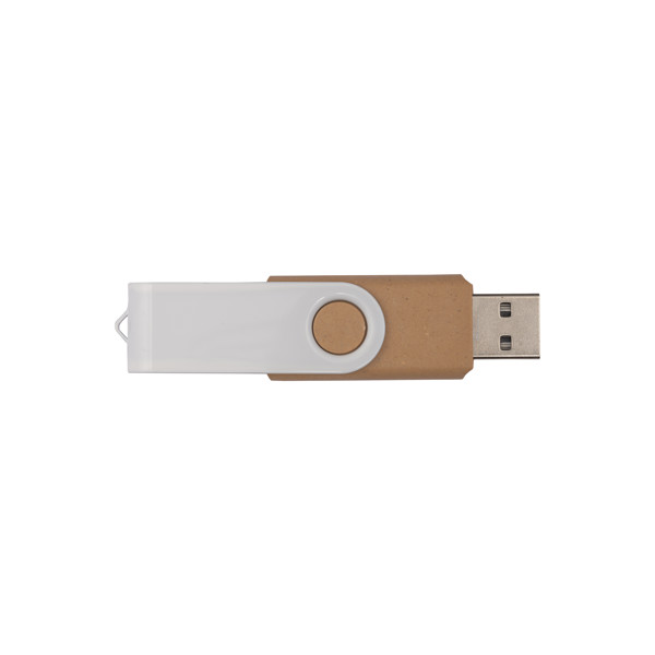 Usb Flash Drive Made Of Wheat Straw, Biodegradable Resin And Metal 4Gb ...
