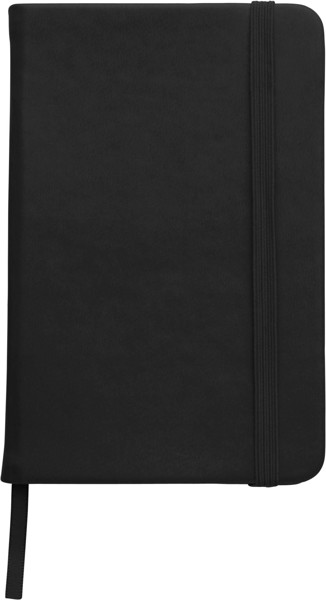 Notebook Brigitta | Recycled PU | A5 | Blank - black