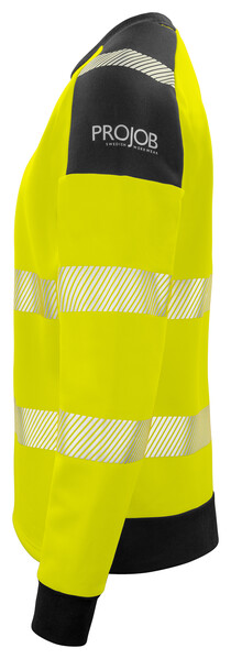 6108 Sweatshirt Roundneck Yellow/black XXL