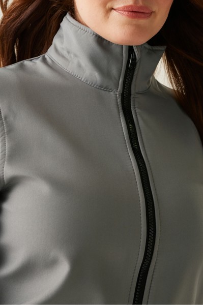 Ablaze Women's Printable Softshell - White / Light Steel / M