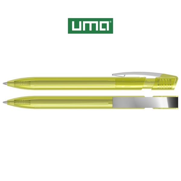 SKY transparent M guľôčkové pero - Žltá