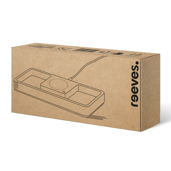 Organisateur de bureau avec chargeur sans fil BAMBOOCHARGE / 15 Watt