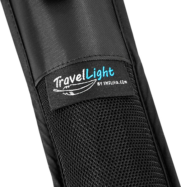 FALCONE - Parapluie pliant de voyage ultra lger - Manuel - Impermable au vent -  100 cm - Noir