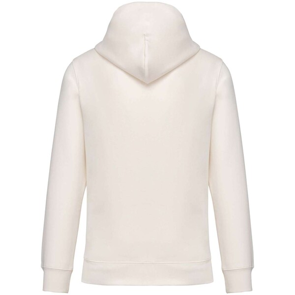 Unisex Zip-Up Hooded Sweatshirt - Ivory / L