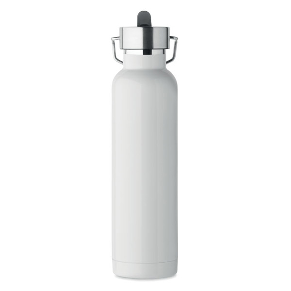 Steklenička Riflow iz recikliranega jekla, 660 ml - Bela