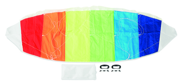 Rainbow design kite in pouch Arc