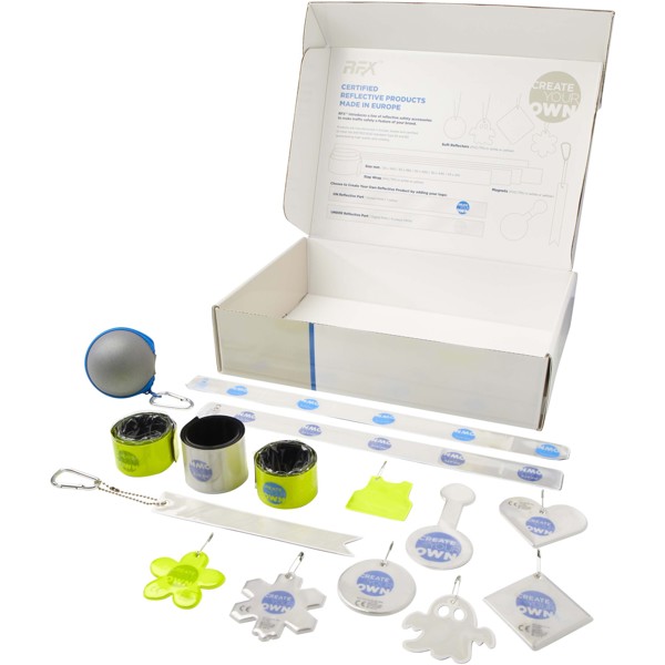 Reflective products sample box