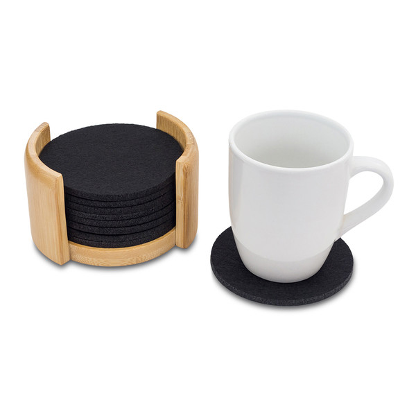 Mazzo RPET felt coaster set