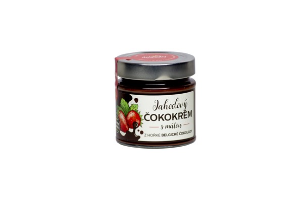 Čokokrém jahodový s mätou