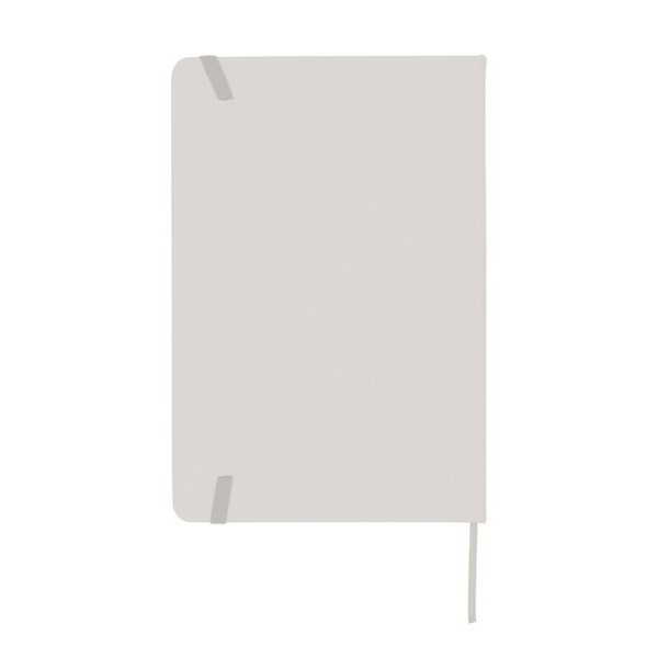 Notebook A5, recycled PU | Roderick - white