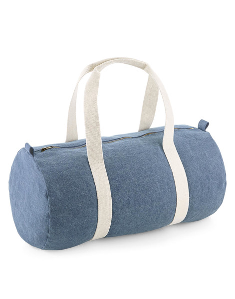 Denim Barrel Bag - Denim Blue / ONE SIZE