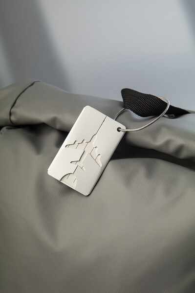 Étiquette à bagage Orlando - Argenté