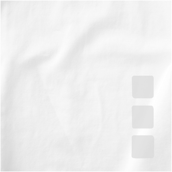 Kawartha short sleeve men's organic V-neck t-shirt - White / 2XL