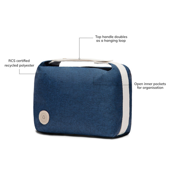 VINGA Trousse de toilette RCS Sortino - Bleu