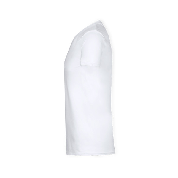 T-Shirt Adulto Branca Iconic V-Neck - Branco / XXL