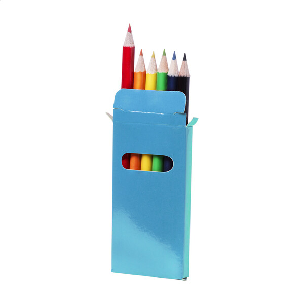 Set de 6 crayons Lionni - Bleu