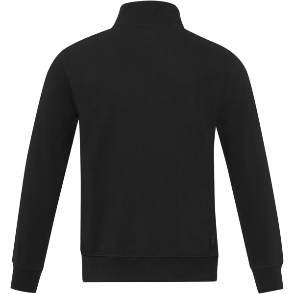 Galena 320 g/m2 unisex Aware™ recycled full zip sweater - Black / 3XL