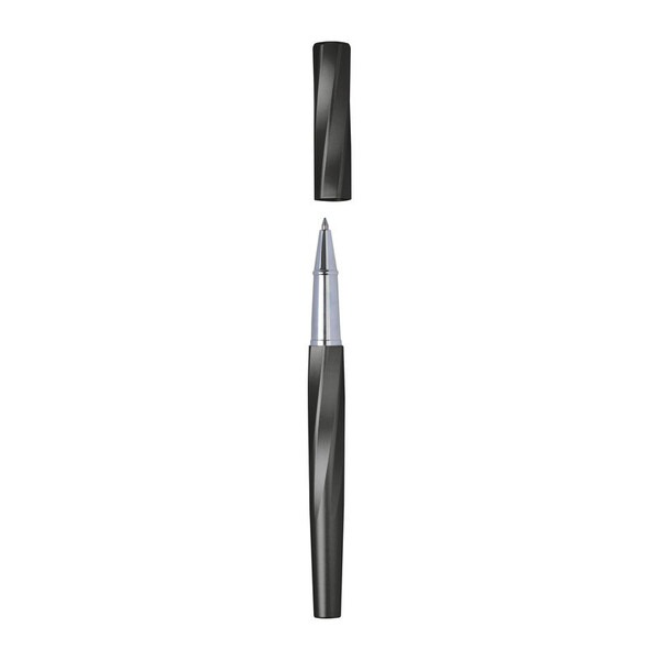 Brass Rollerball Pen Praia Grande - Black