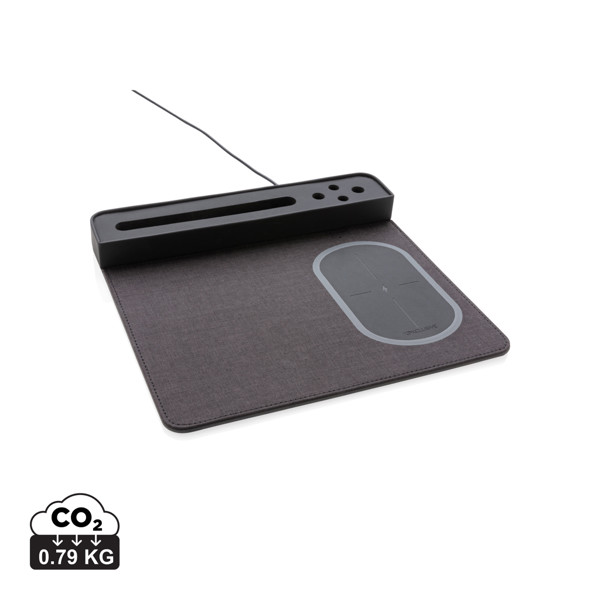 Air podloga za miša s bežičnim punjenjem 5W i USB-om