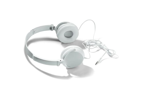 On-ear headphone rotatable - White
