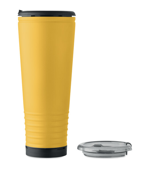 Dubbelwandige beker 700ml. Howler Cup - Geel