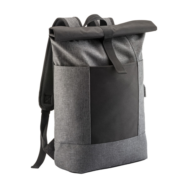 Laptop Backpack In Reflective Polyester