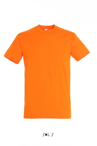 Sol's Regent - Unisex T-shirt με στρογγυλό γιακά - Orange / S
