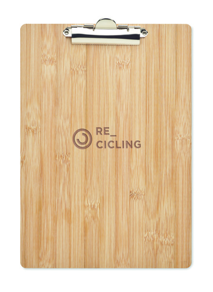 A4 bamboo clipboard