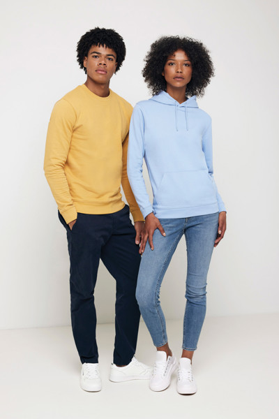 Iqoniq Jasper recycled cotton hoodie - Sky Blue / XL