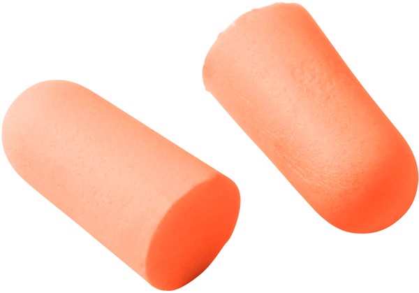 Memory foam earplugs - Orange