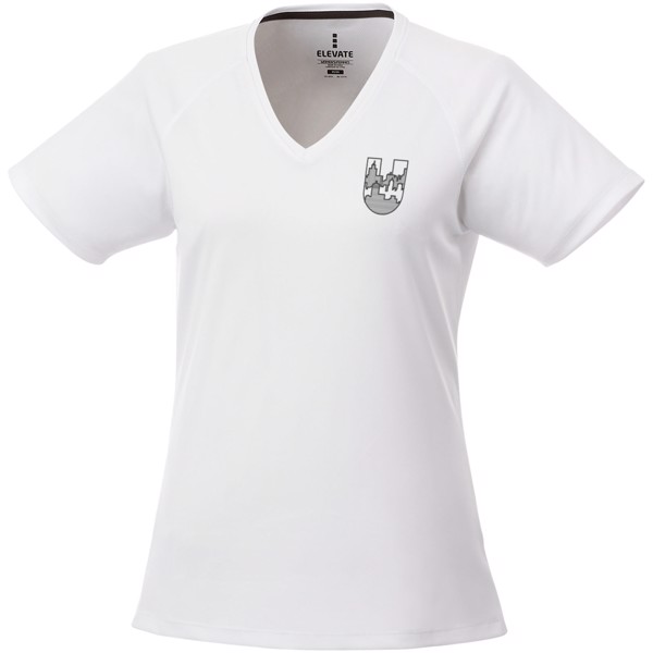 Damski t-shirt Amery z dzianiny Cool Fit odprowadzającej wilgoć - Biały / S