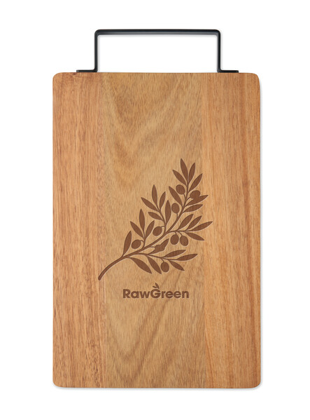 Acacia board with steel handle Asta