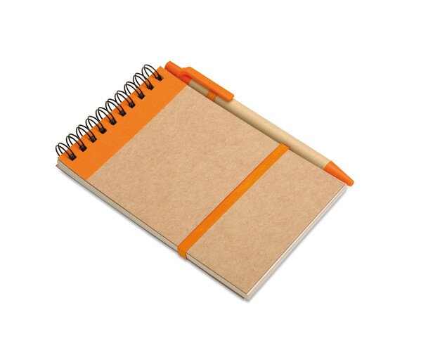 Blocnotes in carta riciclata Sonora - Arancio