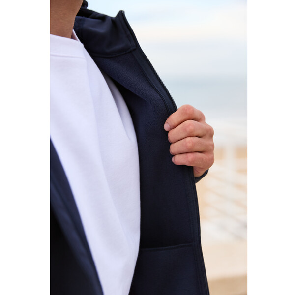 Veste softshell homme à capuche - DEEP NAVY / 3XL