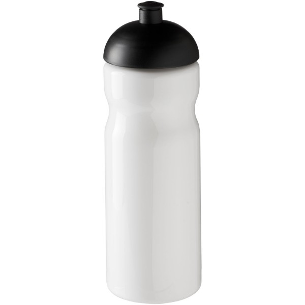 Bidon H2O Active® Base 650ml avec couvercle dôme - Blanc / Noir