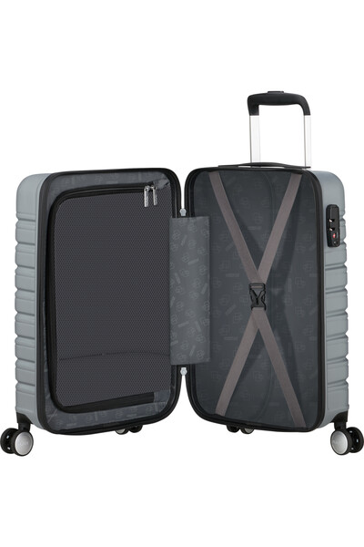 American Tourister - Flashline Spinner 55cm length 35cm - Sky Silver