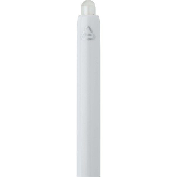 Glen RCS recycled bi-injected ballpoint pen (blue ink) - White