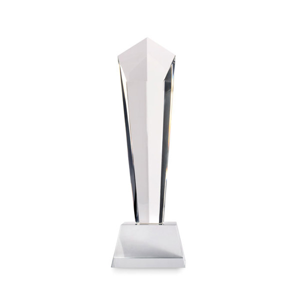 Diaward crystal trophy, 220mm glass