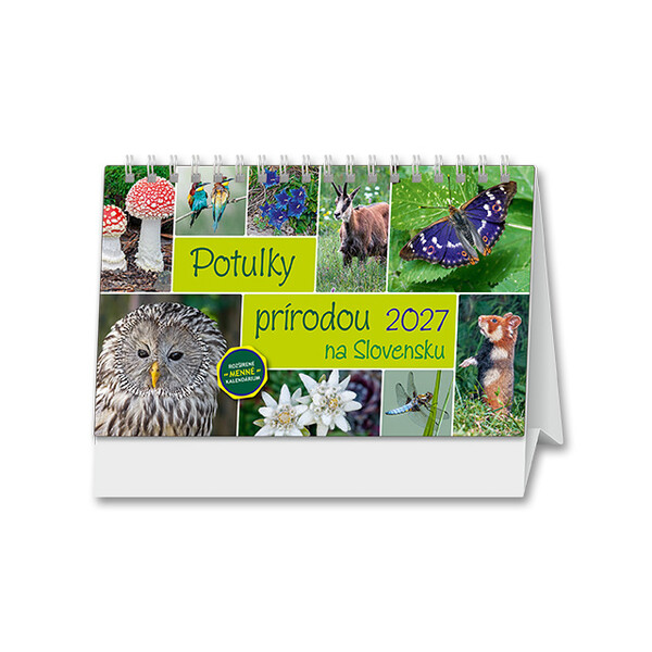 Stolový kalendár Potulky prírodou na Slovensku 2027