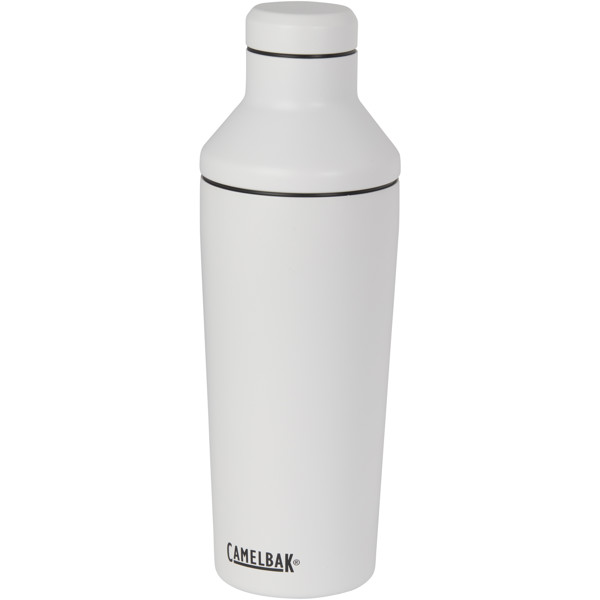 Shaker à cocktail CamelBak® Horizon de 600 ml avec isolation sous vide - Blanc