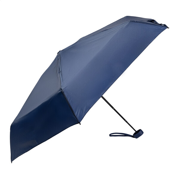 Mini parapluie en RPET Fractus - Bleu Foncé
